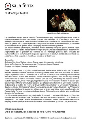 El Monólogo Teatral